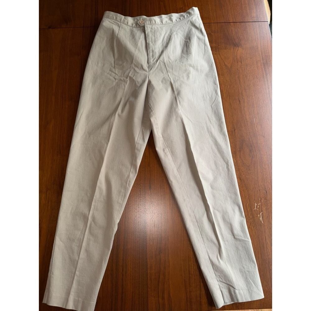 Vintage Studio Women's High-Waisted Khaki Chino Pants - Size 14
